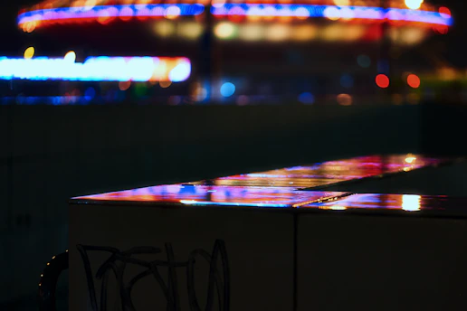 A neon-lit cyberpunk cityscape with glitching digital overlays reflecting the Metahack app's futuristic vibe.