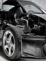 A photo of a vehicle undergoing a thorough inspection.