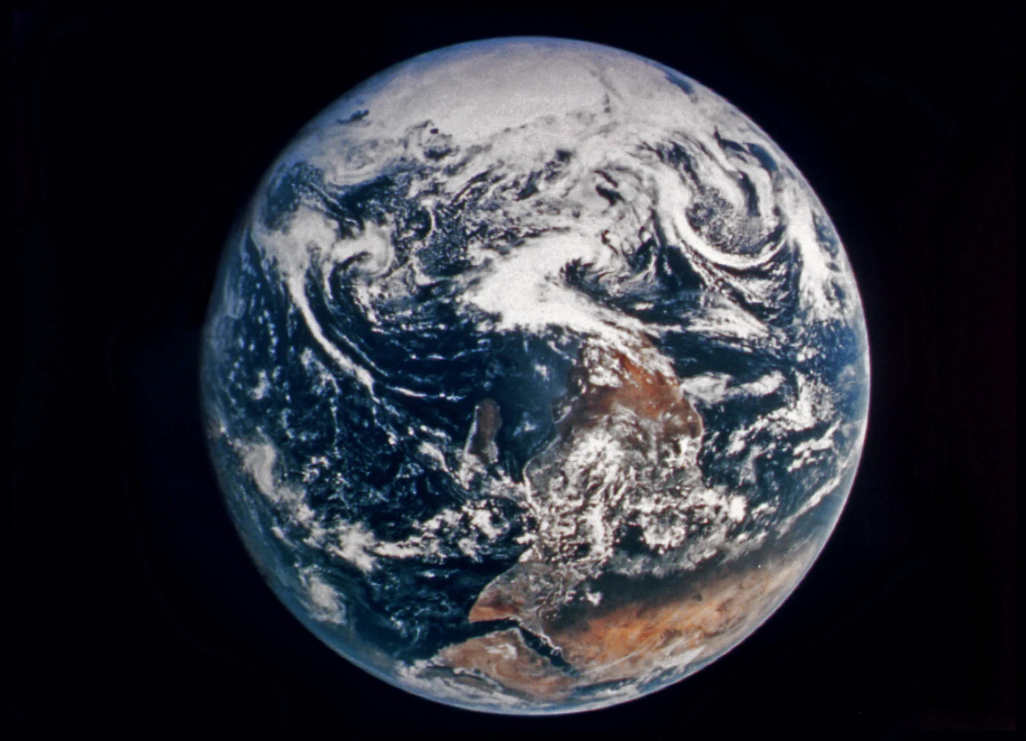 The whole Earth seen from space
