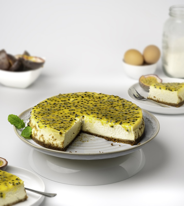 Cheesecake de maracuyá — Pastelería Cindy