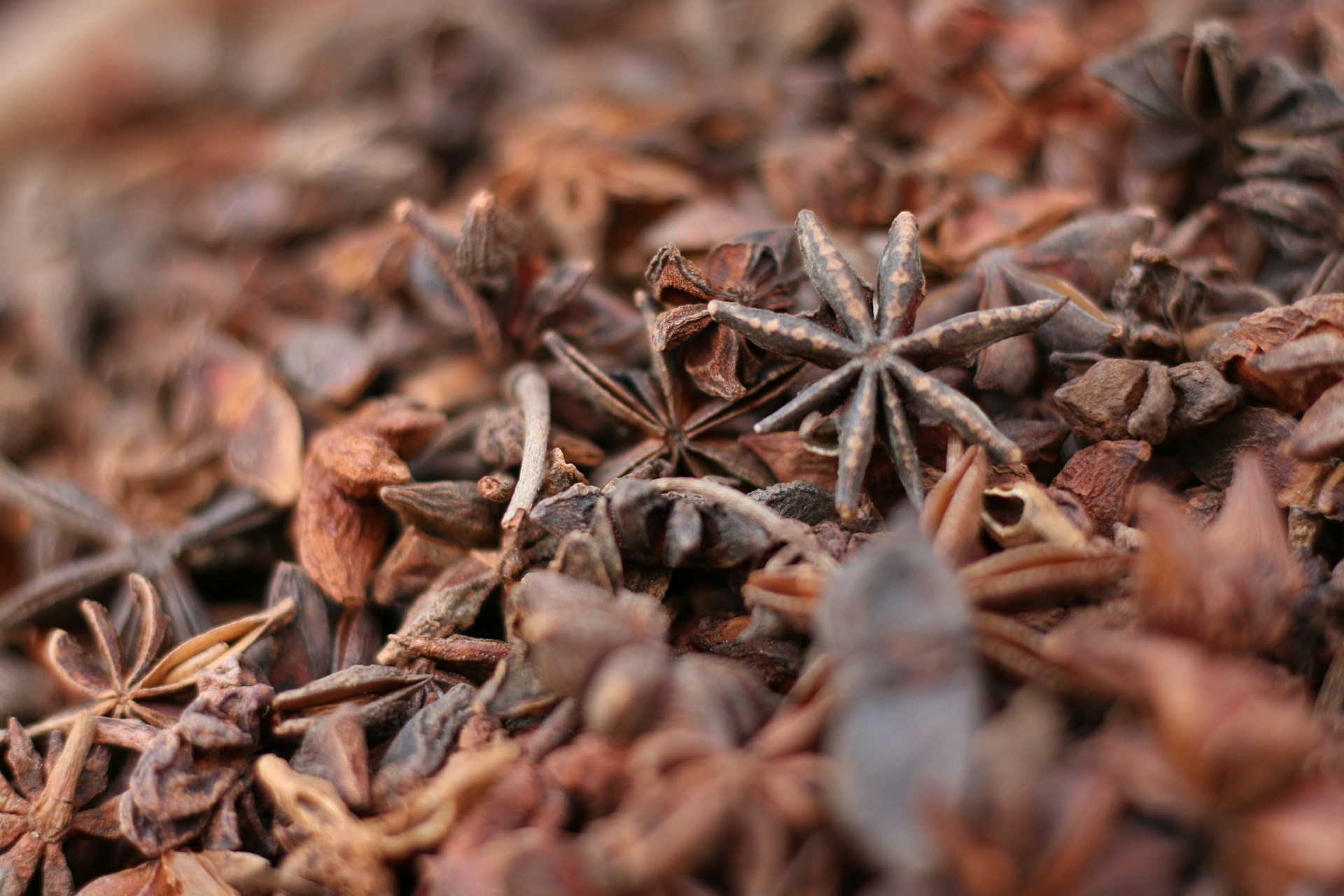 a close up of a pile of spices