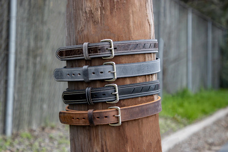 Ceinture Tressée Marron — Lanières Main