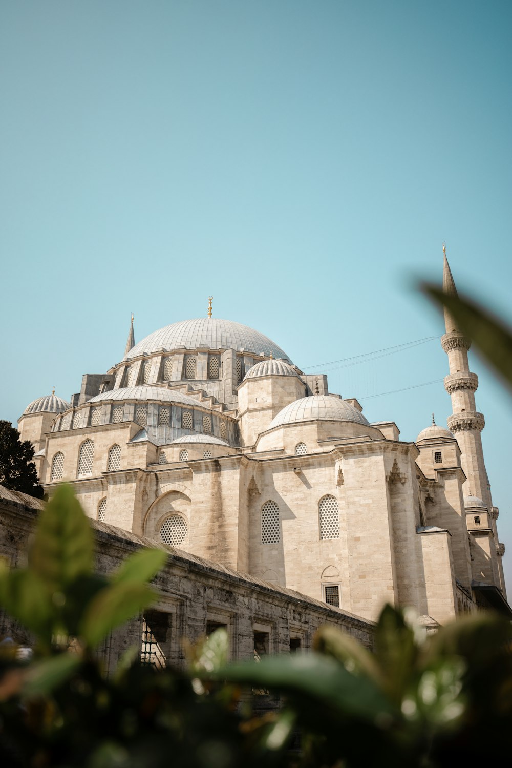 a large white building with a dome on top of it