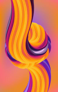 An abstract piece from the Energy Flow collection, alive with vibrant colors and movement.