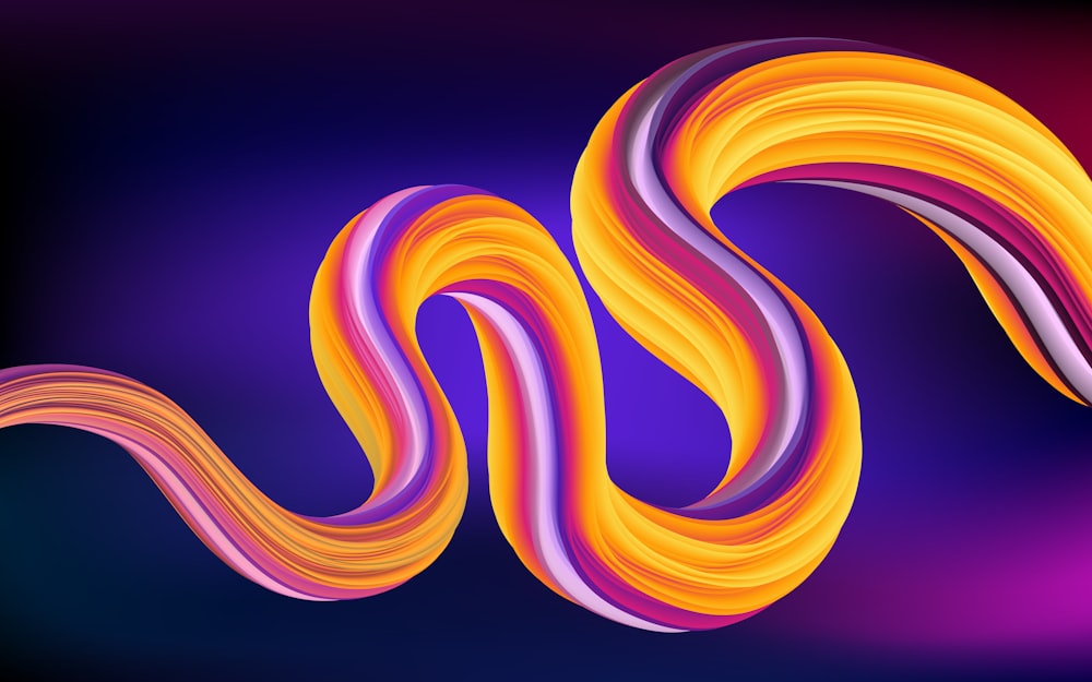 Un fondo abstracto colorido con líneas onduladas