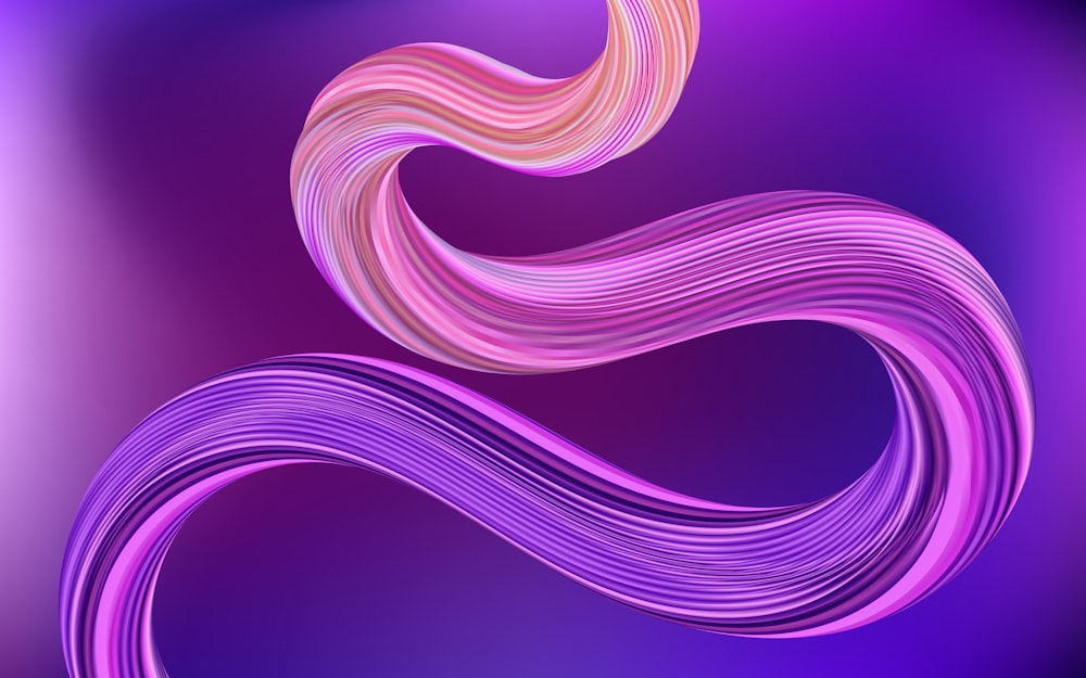 a purple abstract background with wavy lines