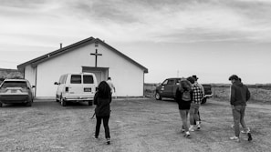 A beautiful image of a group of Christians enjoying a community event.