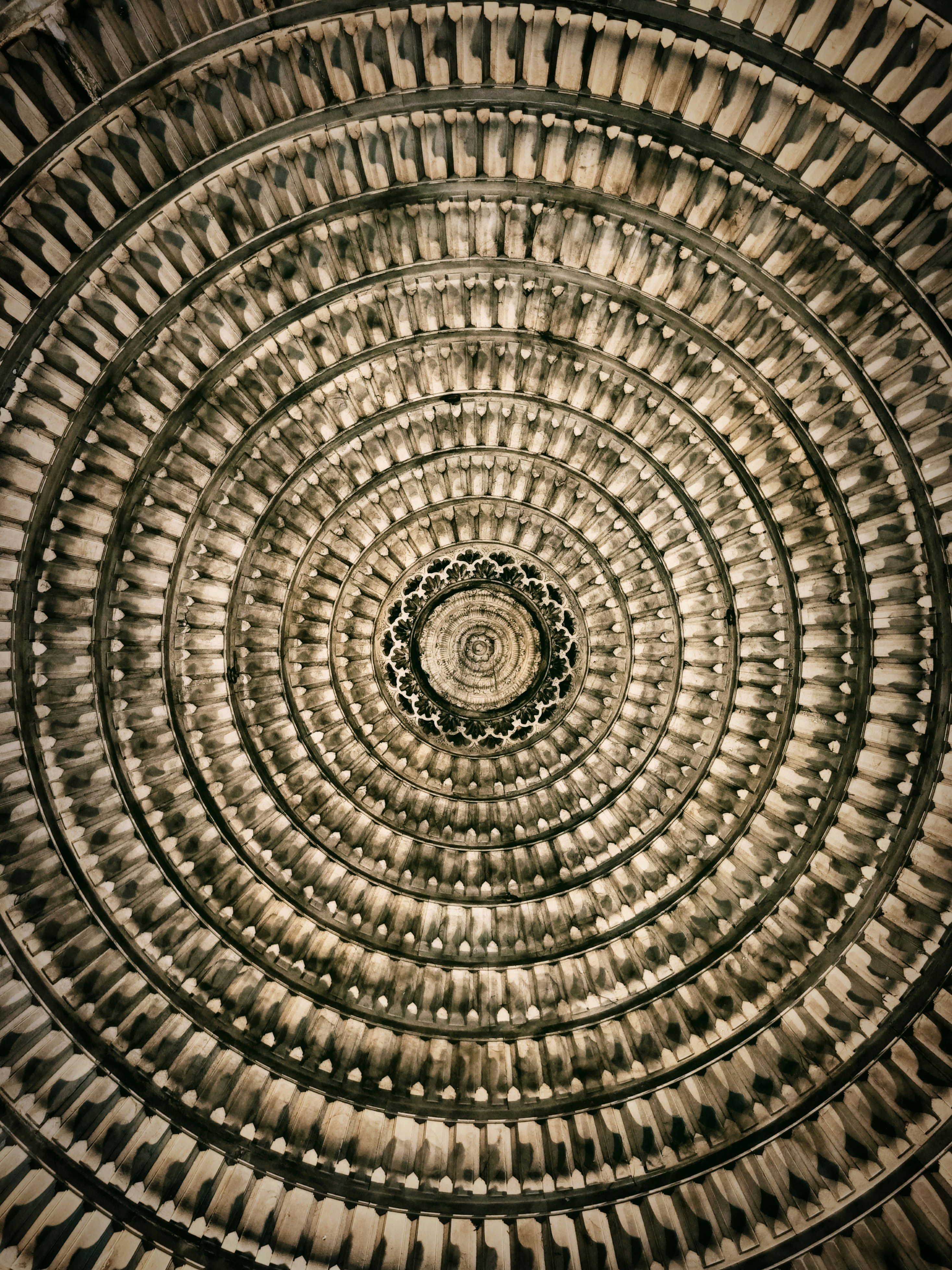 Vue rapprochée d’un objet circulaire