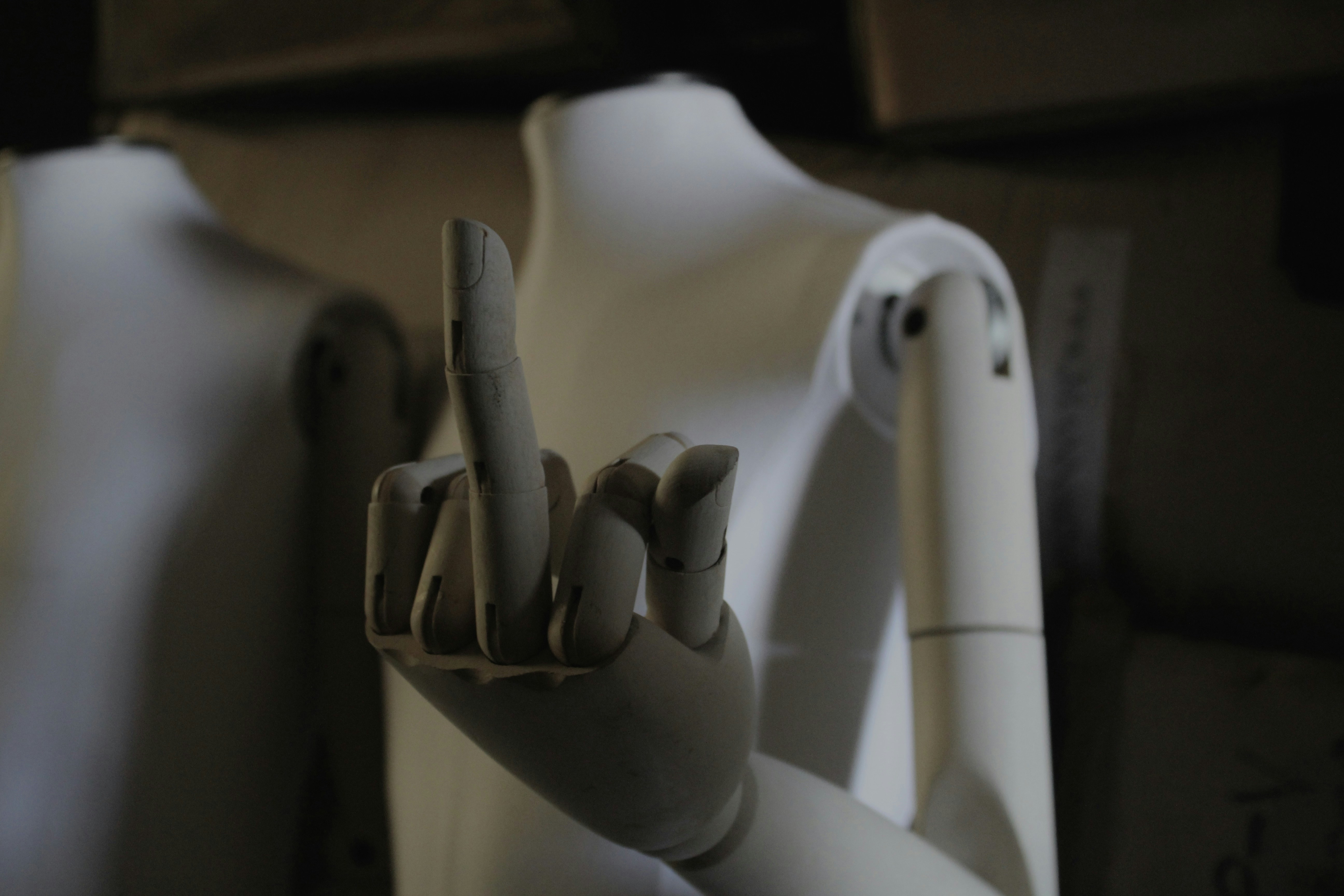 Mannequin hand gesture