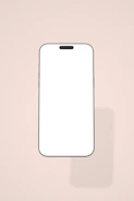 Sleek UX/UI interface displayed on a modern device with warm beige background.