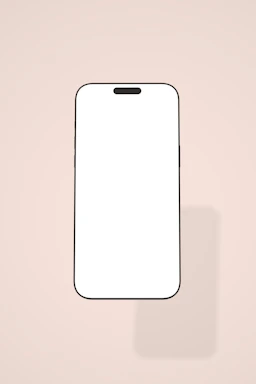 A clean, modern smartphone displaying a simple return form with fields and a submit button.