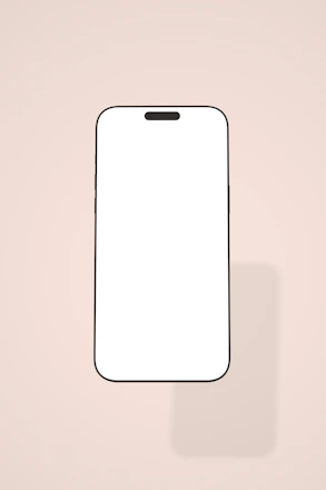 A sleek smartphone displaying a clean, minimalistic privacy tool interface with a search box and generate button.