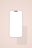 A modern smartphone with a blank screen is centered against a soft beige background. The phone's design is sleek with rounded edges and a shadow is cast to the right, enhancing the minimalist aesthetic.