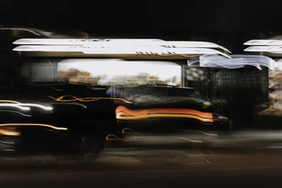 Dynamic speed ramp footage captured in a dark urban alley.