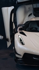 An electric sports car concept featuring a dynamic and aerodynamic design.