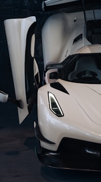 An electric sports car concept featuring a dynamic and aerodynamic design.