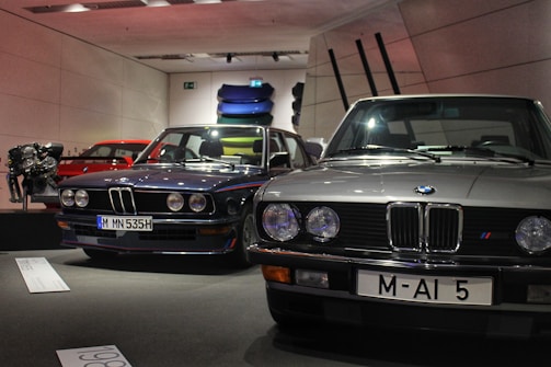 A selection of high-quality German auto parts displayed.