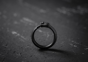 Oxidized Steel Ring