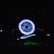 A graceful LED dancer illuminated in vibrant colors during a luxury gala event.