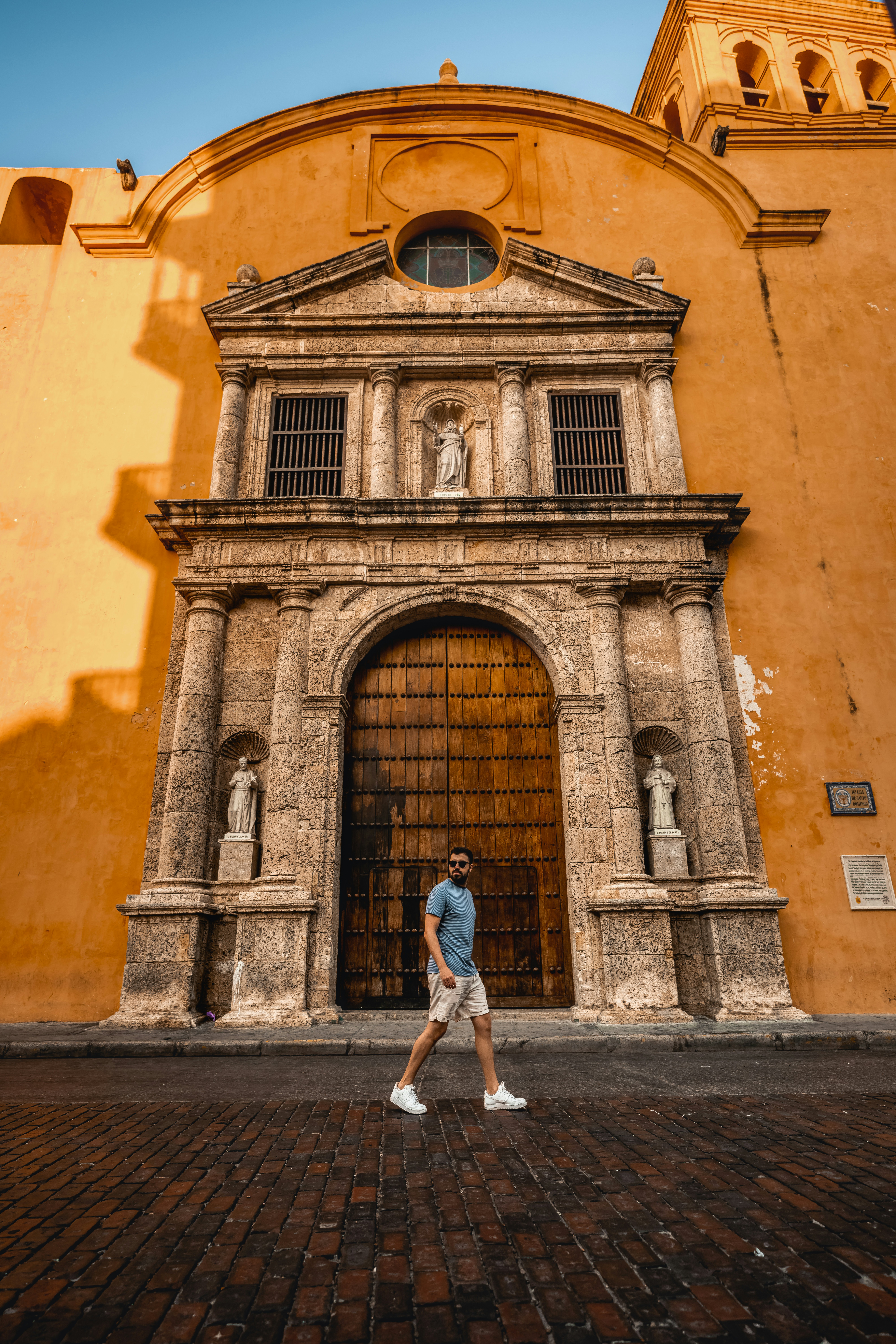 Colombia - Colorful colonial architecture in Cartagena