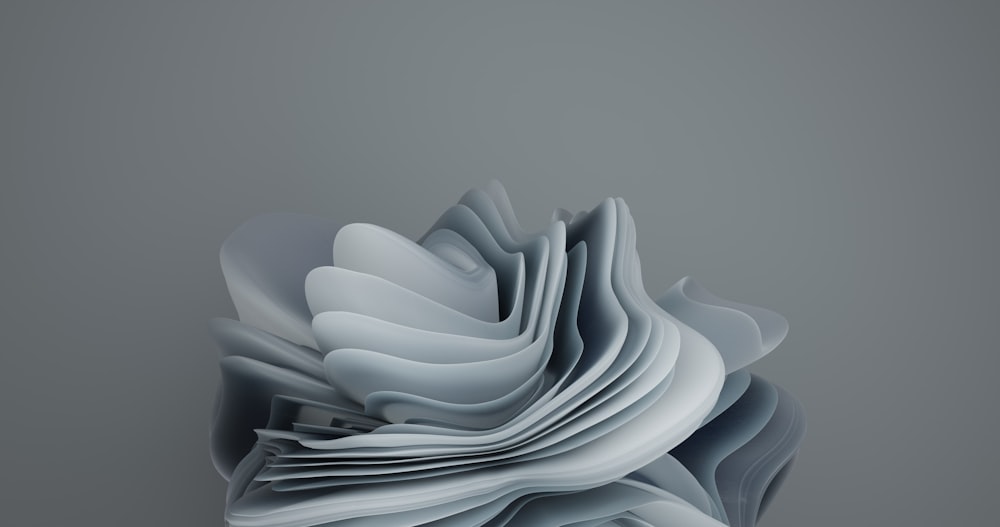 an abstract photo of a folded paper sculpture