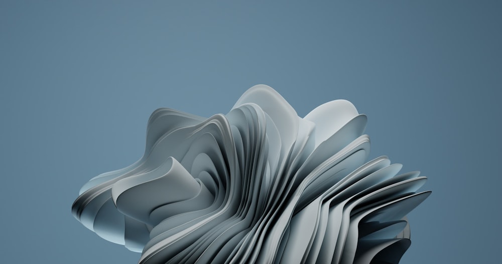 a book that is shaped like a wave