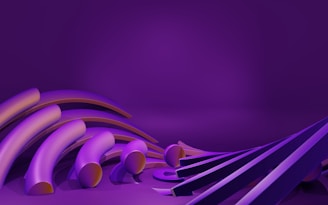 A modern art piece created with 3D printing, featuring smooth curves and vibrant colors.