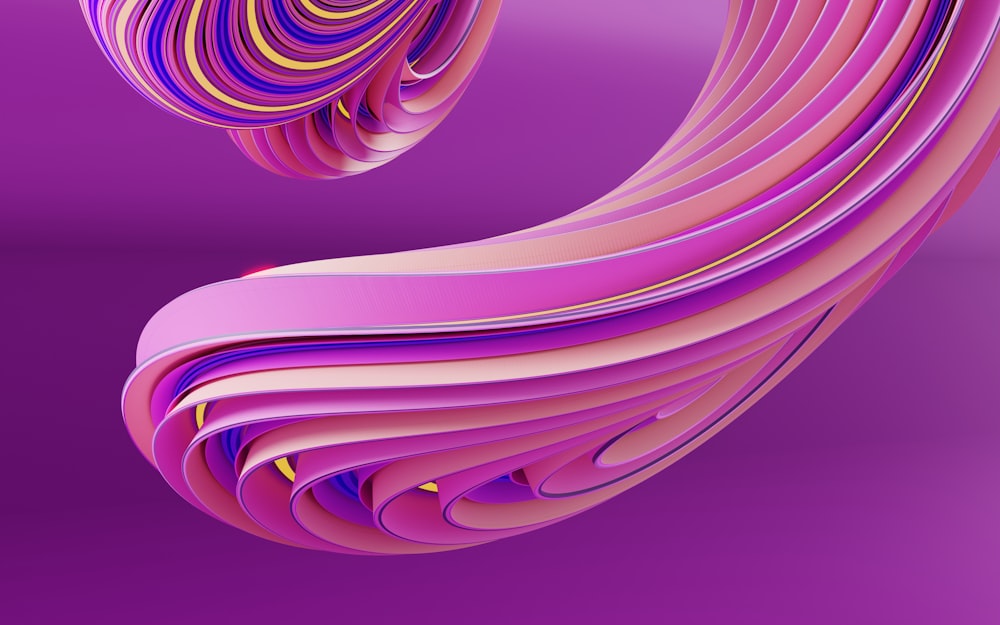 a purple and pink abstract background with curved lines