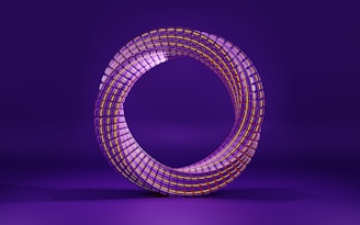A futuristic circular network symbolizing a self-sustaining system.