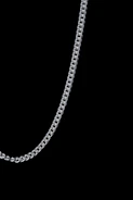 A stylized graphic of a chain link symbolizing connection.