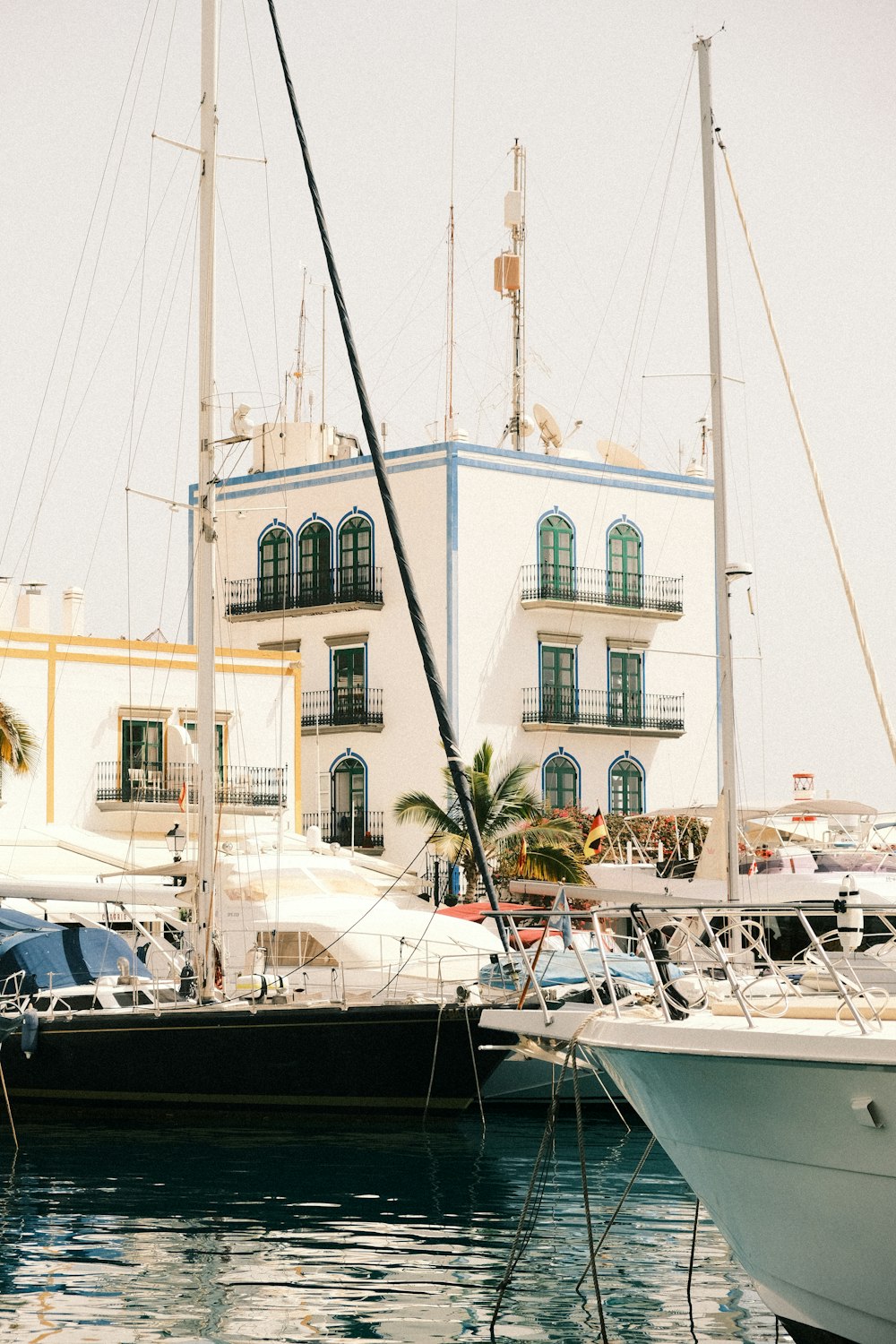 a couple of boats that are in the water