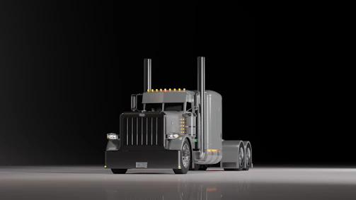 Portrait of the Shivansh Logistics leadership team standing confidently in front of company trucks.