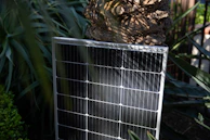 A vibrant green leaf resting on a solar panel, symbolizing eco-friendly energy.