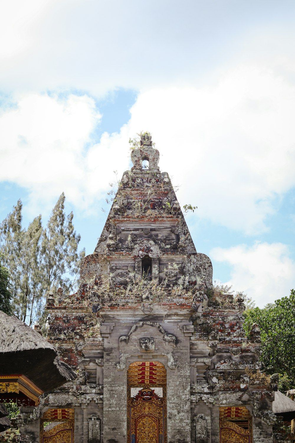 a very old building with a very tall tower