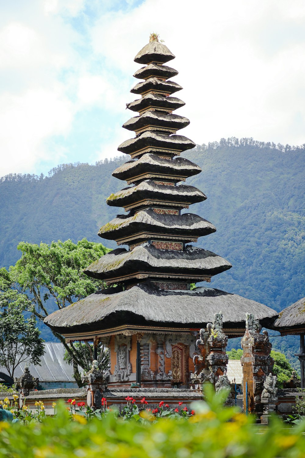 a very tall building with a very tall tower