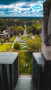 A scenic view of a university campus in Germany.
