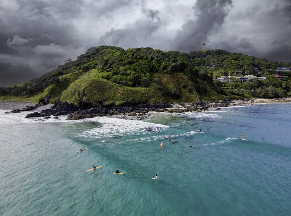 Praia de Wategos junto a Cape Byron