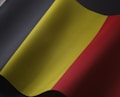 a close up of the flag of germany