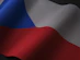 a close up of the flag of the country of czech