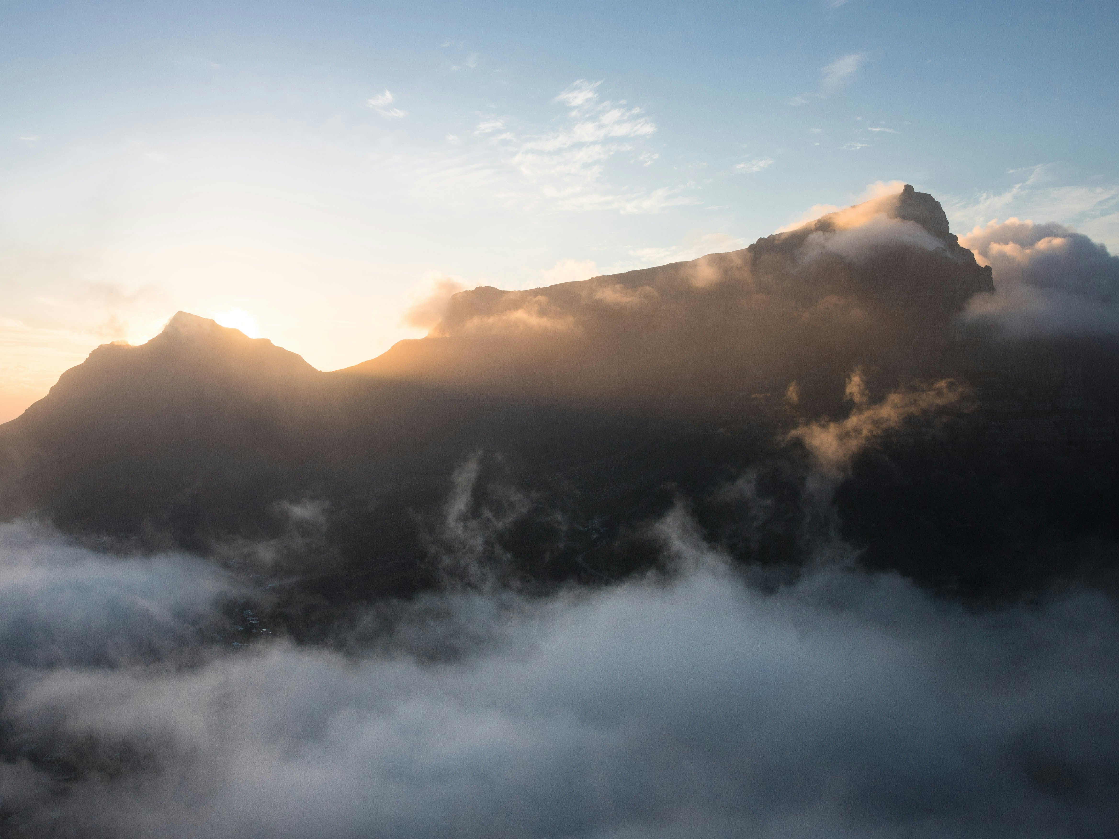 low clouds