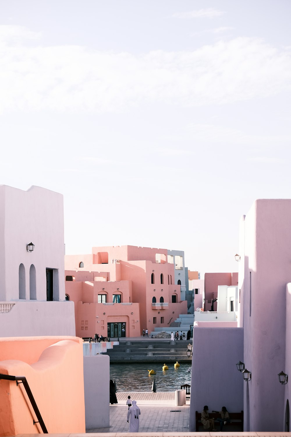 a view of a city from a rooftop