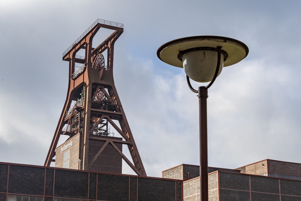 a tall tower with a clock on top of it