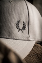 A detailed view of the craftsmanship on a luxury cap.
