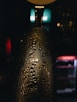 Close-up of a chilled b-sao bottle with condensation, set against a cosmic-themed backdrop reflecting the brand’s galactic vibe.