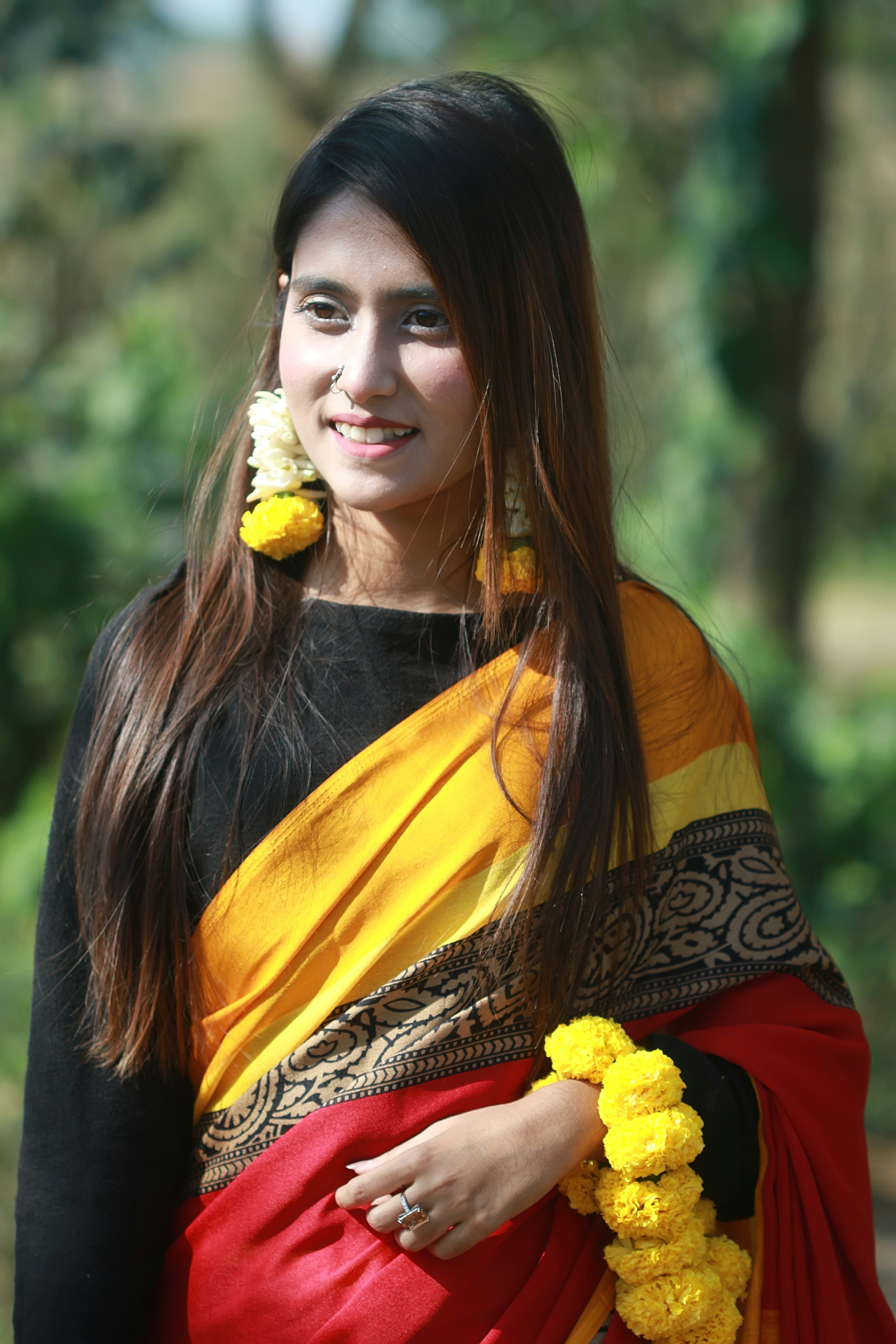 Elegant Deep Purple Saree