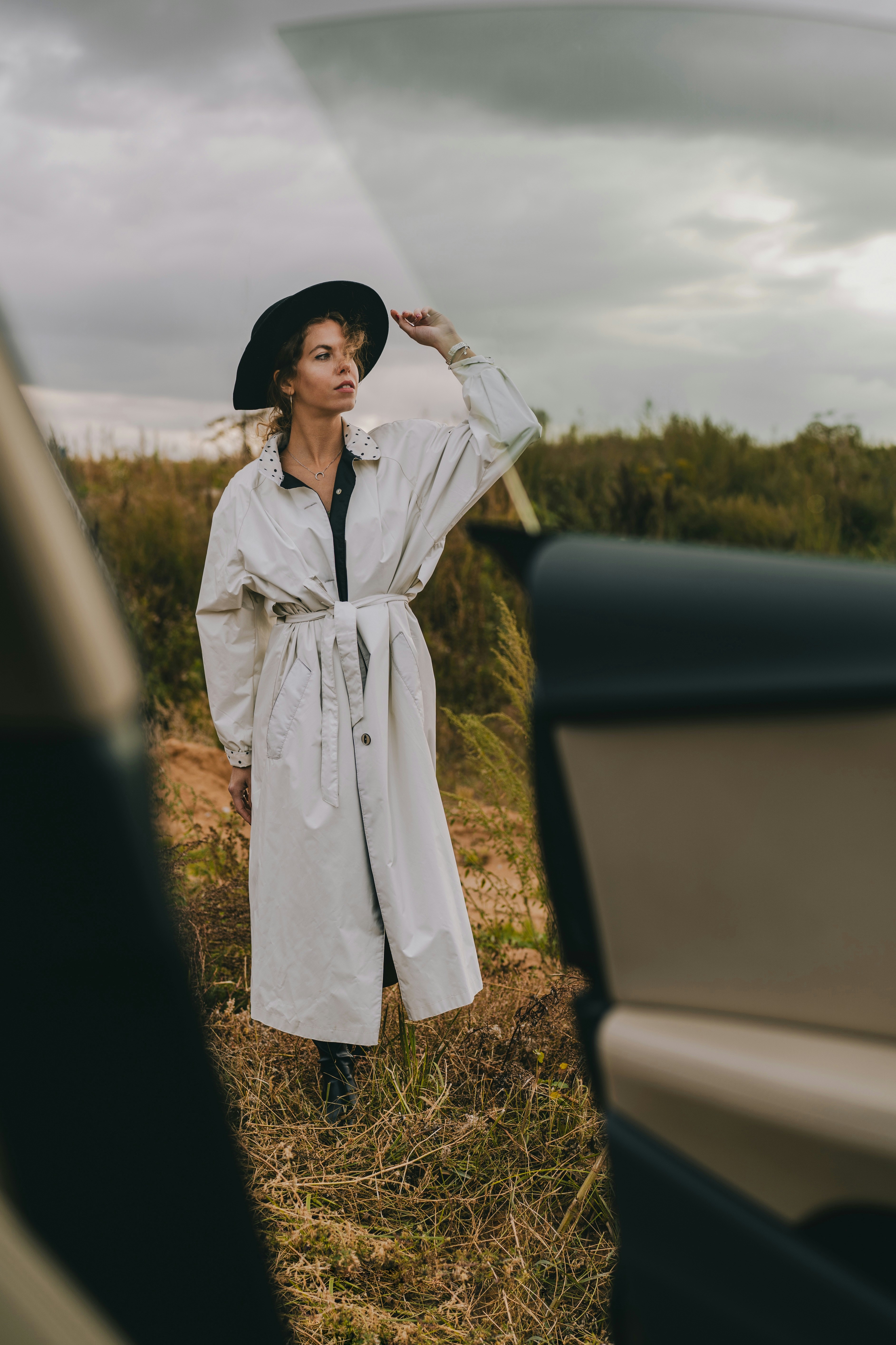 Structured Linen Trench