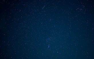 A serene image of the night sky with glowing zodiac constellations