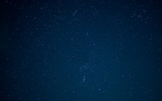 A serene image depicting astrology symbols and a starry sky.