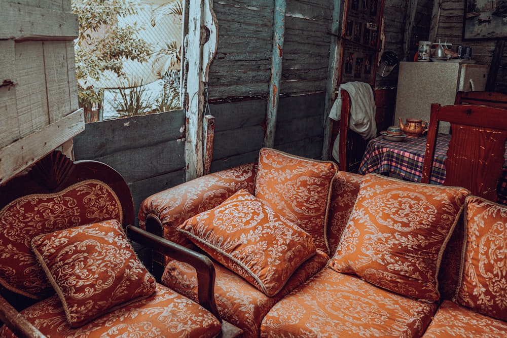 a living room filled with lots of furniture