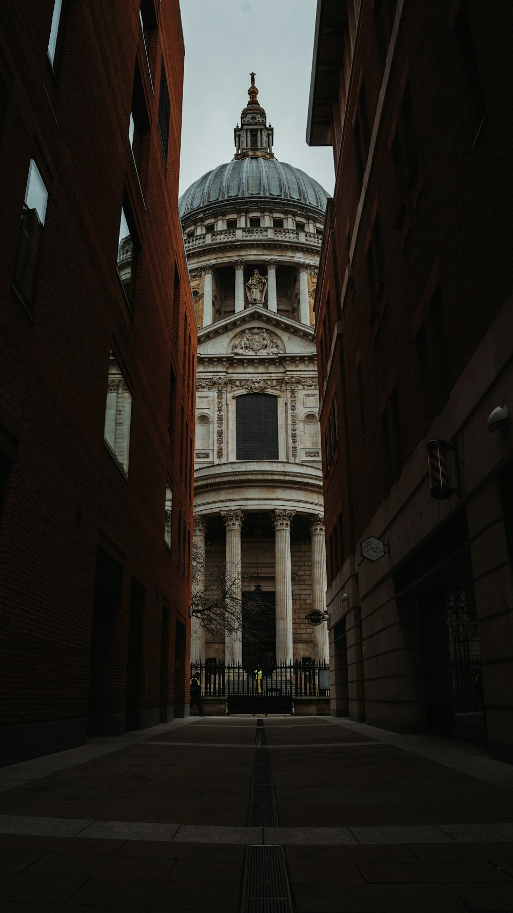 a tall building with a dome on top of it